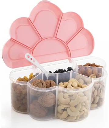 iview kitchenware Dal/Spice/Dry Fruit Plastic Pink Pickle Container ( Set of 1 )