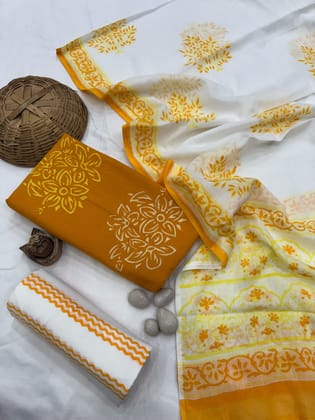 Cotton Suit Mulmul Dupatta