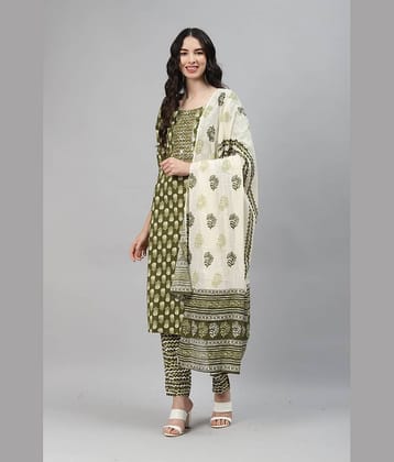 HIGHLIGHT FASHION EXPORT Cotton Kurti With Pants - Stitched Suit Single