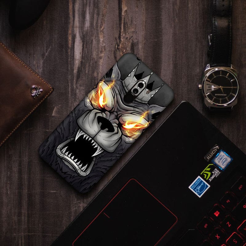 Angry King Lion Mobile Skin