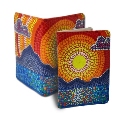 Dot Mandala on Passport Cover  DIY Kit by Penkraft