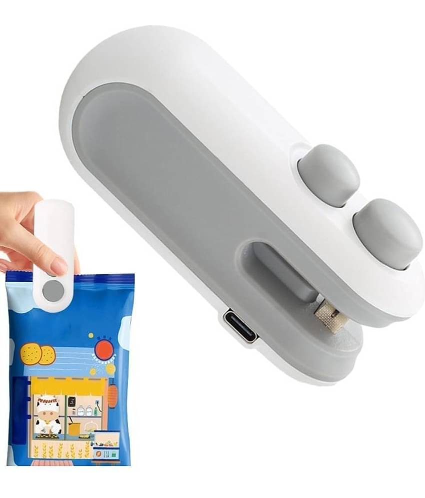 Portable 2 in 1 Mini Sealing Machine, Handheld Packet Sealer for Food, Snacks, Chips, Fresh Storage, Plastic Bags Sealing Machine