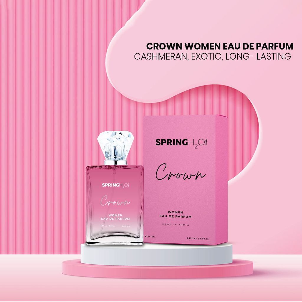 Spring Crown Women's Eau de Parfum, 100ml - Made in India