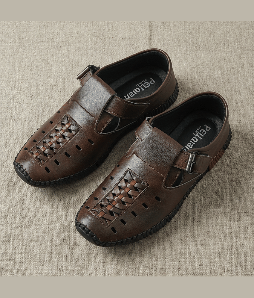 Akiko - Brown Men's Sandals