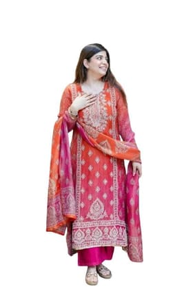 Printed Kurta Set with Elegant Dupatta