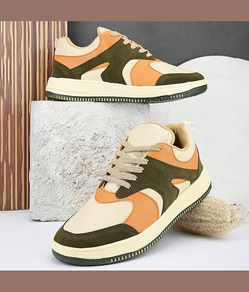 John Karsun D2-2022 Cream Men's Sneakers