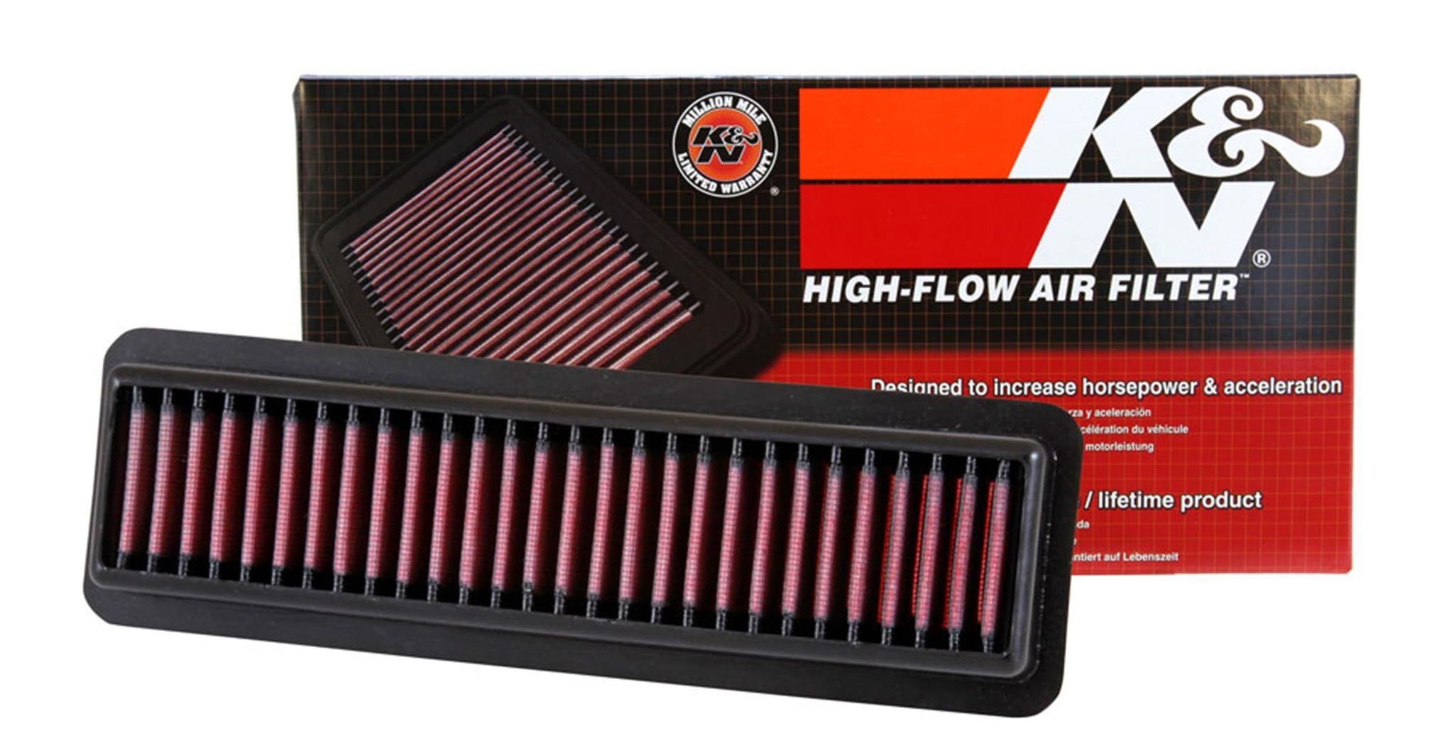 K&N 33-3048 Air Filter for Car