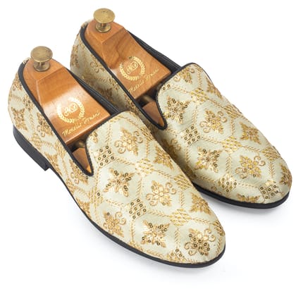 Zafrani Slipons (Limited Edition)-EU 41 / UK 7 / Beige