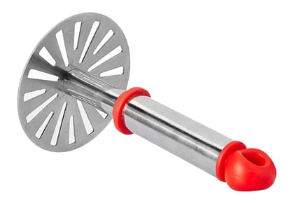 DHRUVINSRI Steel Pav Bhaji Masher: Quality Stainless Steel Masher for Effortless Mashing in Your Kitchen