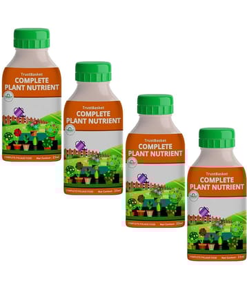 Trustbasket Concentrated All Purpose Organic Plant Nutrient Feeds (4 Bottles)