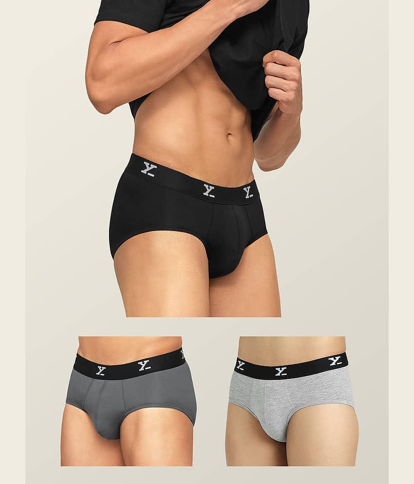 XYXX Pack of 3 Modal Briefs For Men's ( Multicolor )