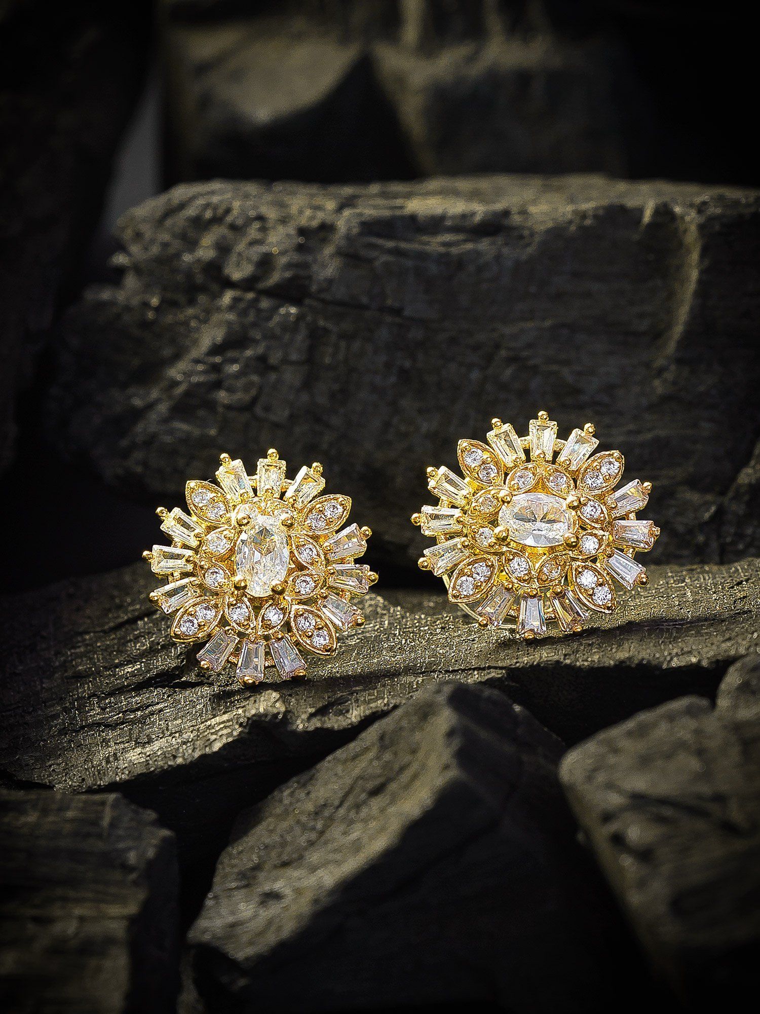 Morison Golden Grace Earrings Elegance in Every Moment