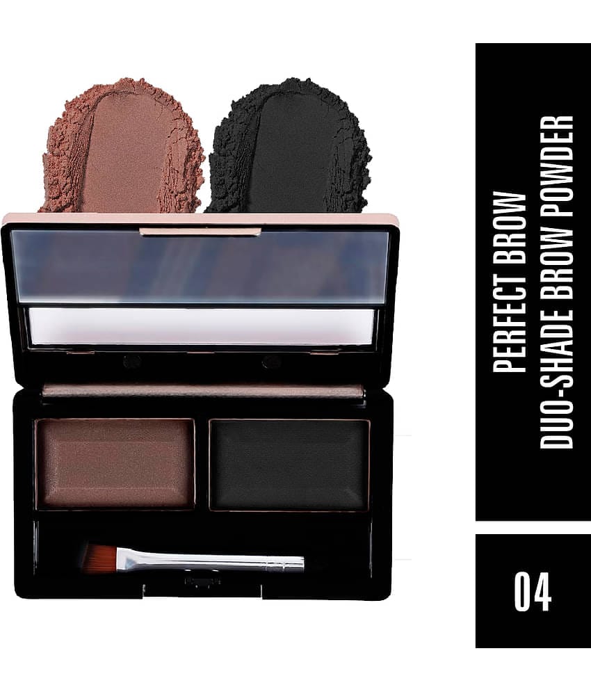 Mattlook Perfect Brow Duo-Shade Brow Powder, Eyebrow Palette, Eye Makeup, Mutlicolor-3 (8gm)
