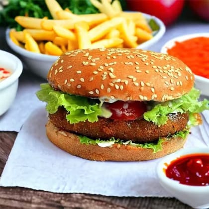 Spicy wreck veggie burger