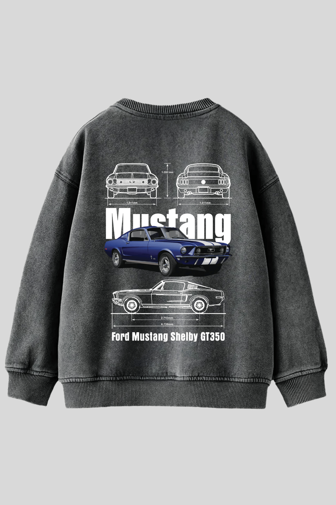 Mustang- Oversized Sweatshirt-S