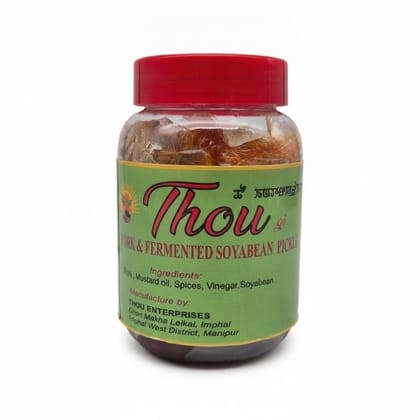 Thou Pork & Fermented Soyabean Pickle - 250 gm - One plastic jar