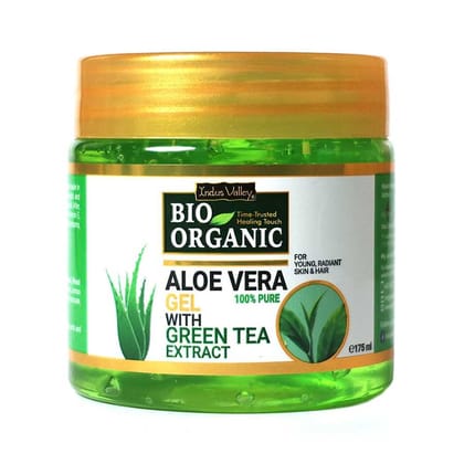 BIO ORG ALOVERA GEL WHTH GREEN TEA 175