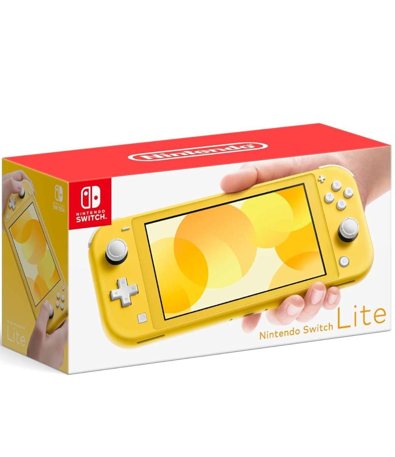 Nintendo Switch Lite - Handheld Video Game Console (Yellow)