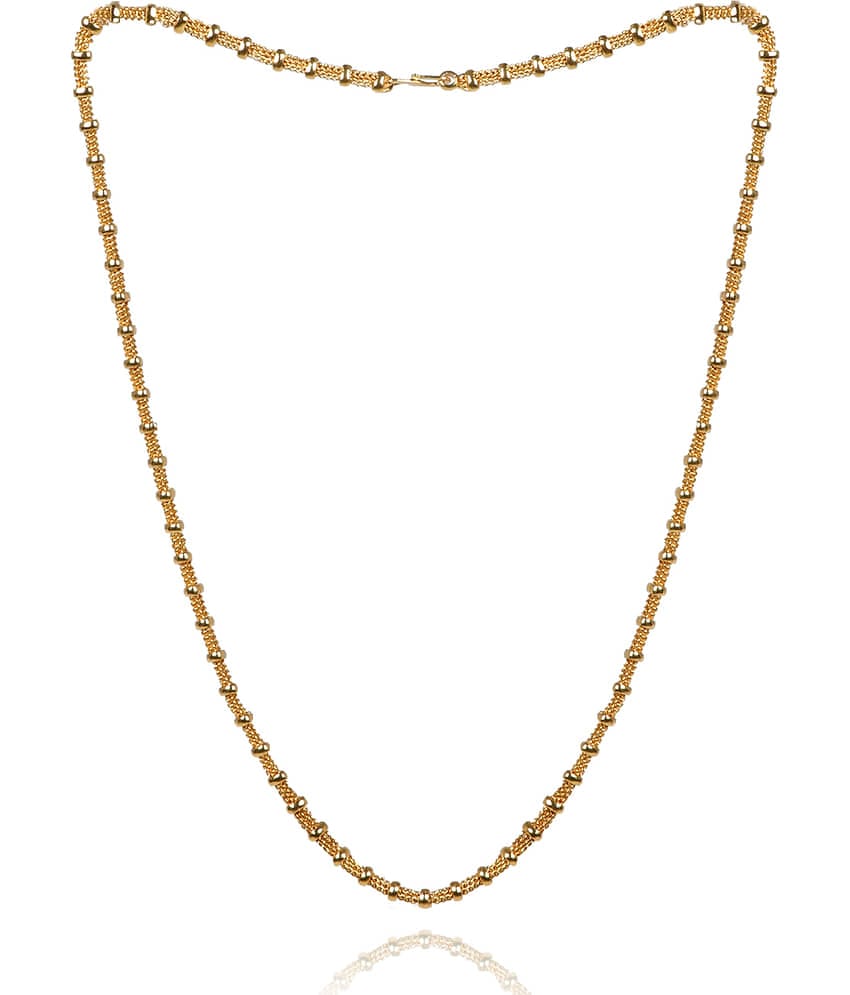 shankhraj mall Gold Plated Chain ( Set of 1 )