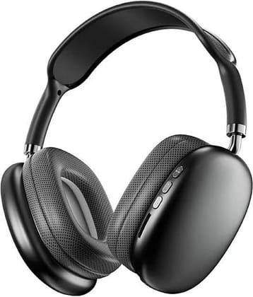 Life Like P9 3.5 mm Bluetooth Headphone Over Ear 8 Hours Playback Active Noise cancellation IPX4(Splash & Sweat Proof) Black