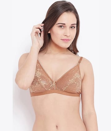 N-Gal Nylon Non Padded Women's Shaping Bra ( Pink )