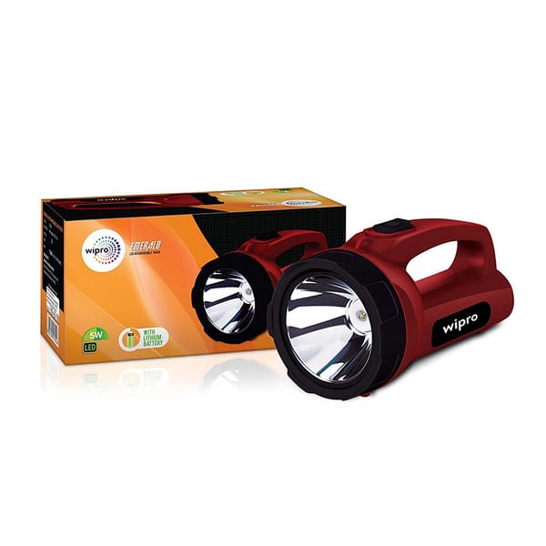 Wipro Emerald Rechargeable Emergency Light (Red)