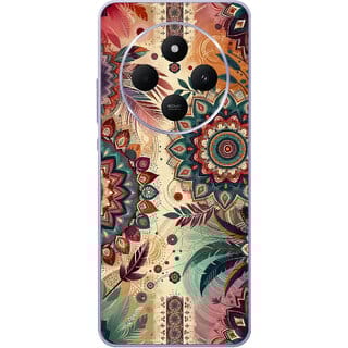 Yug Emporium Mi Redmi 14C 5G 3D Rangoli (Back Cover, Multicolor)