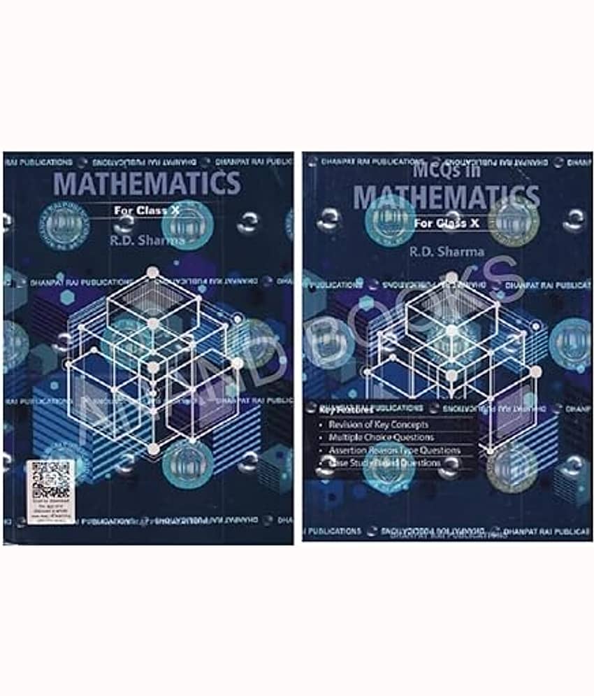 Mathematics class 10th and MCQs - by R.D. Sharma (2025-26 Examination) Paperback