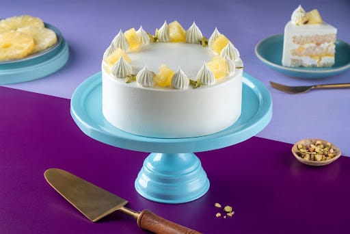 Pineapple Eggless Cake