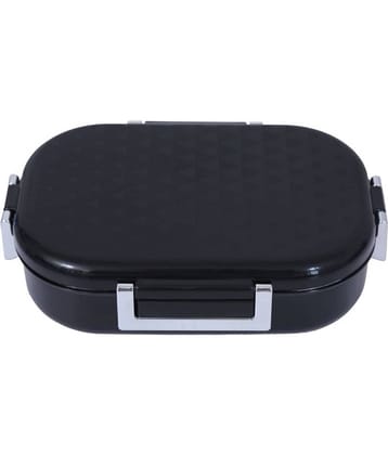 Jaypee - Snapsteel Black Stainless Steel School Lunch Boxes ( Pack of 1 ) 600 ml