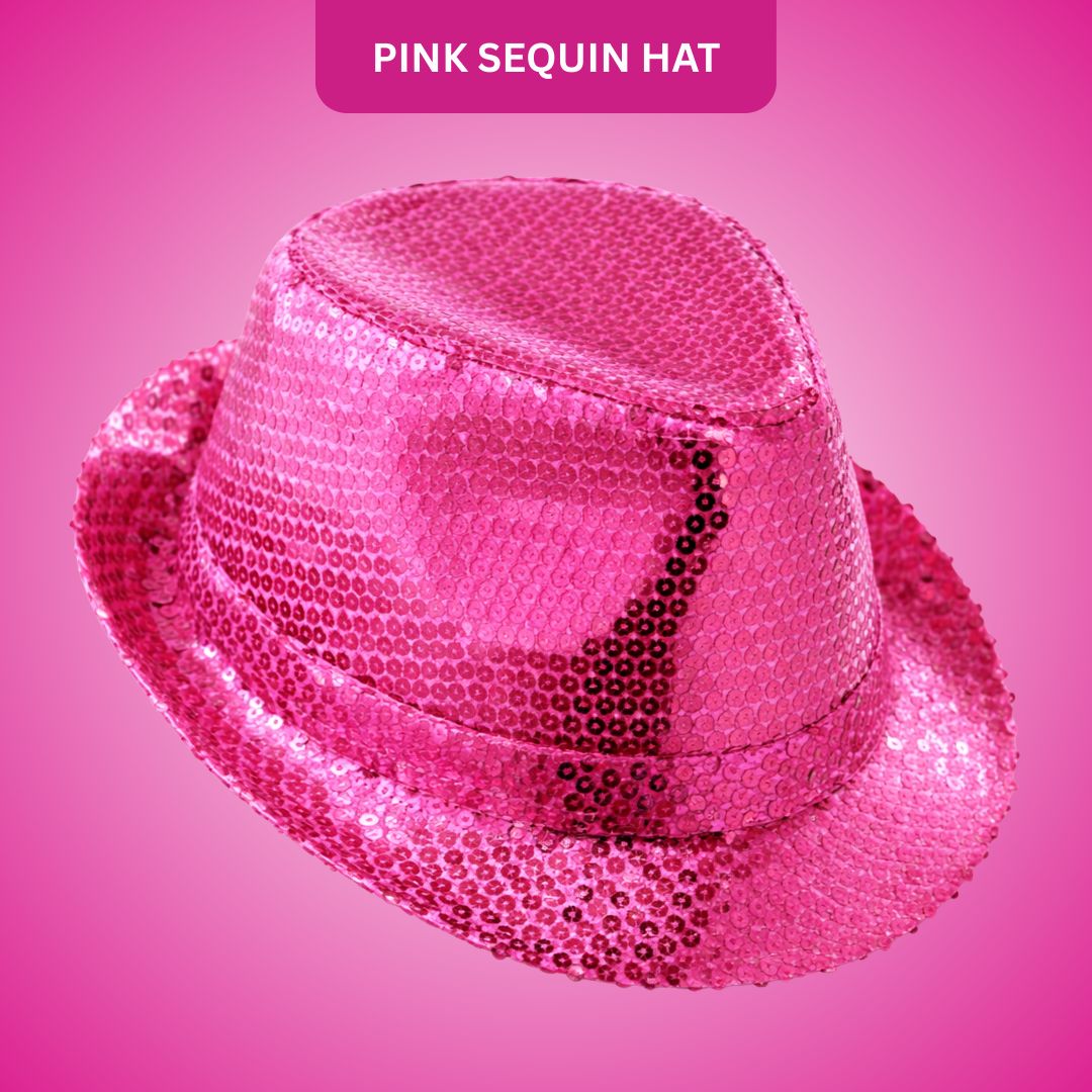 Sequin Hat Pink