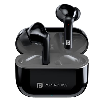 Portronics Harmonics Twins S6 TWS Earbuds (Black)