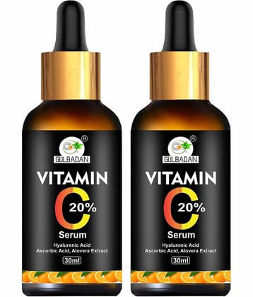 GULBADAN Face Serum Vitamin C Daily Care For Combination Skin ( Pack of 2 )
