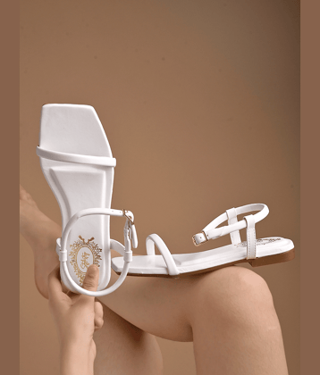 Stylestry White Women's Flats