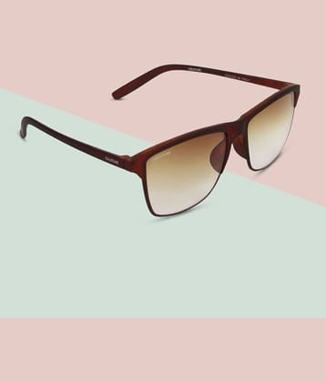 Creature - Brown Square Sunglasses ( Pack of 1 )