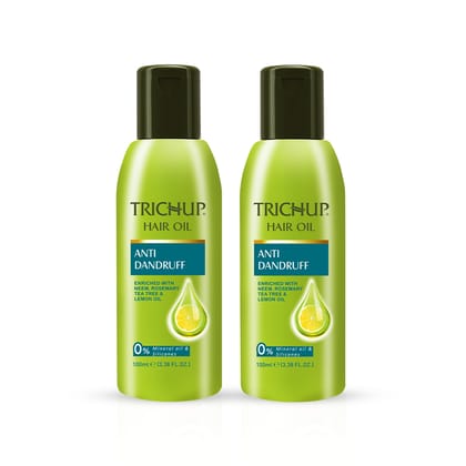 Trichup Anti-Dandruff Hair Oil – 100ml × 2 (Rosemary, Lemon & Tea Tree)