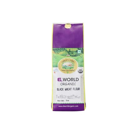 Elworld Agro & Organic Food Products  Black Wheat Flour 1Kg