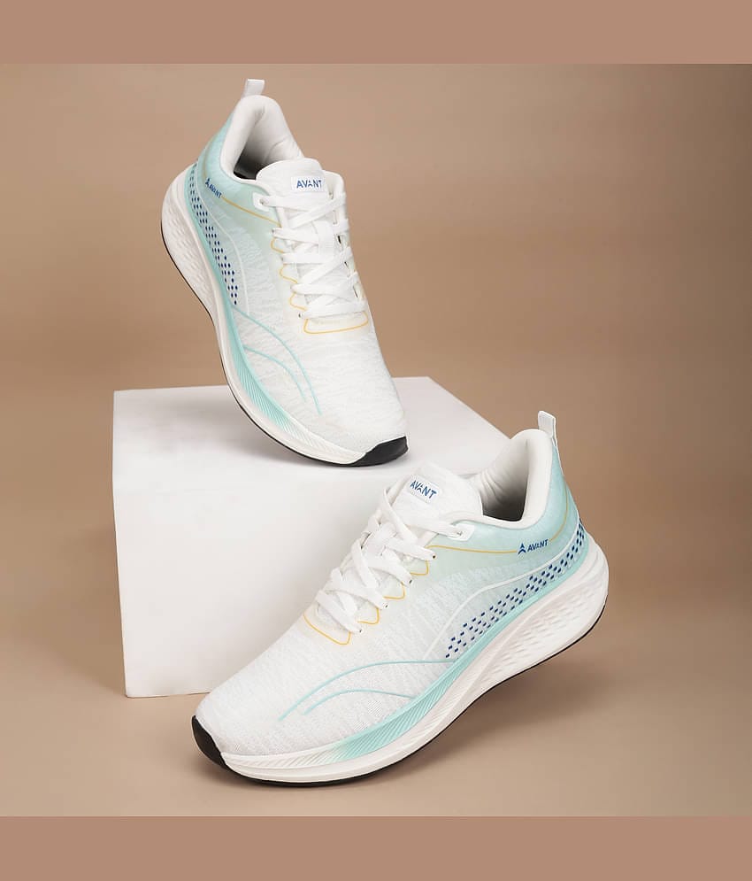 Avant Stratos White Men's Sports Running Shoes