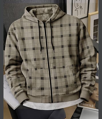 Eyebogler Polyester Men's Casual Jacket - Khaki ( Pack of 1 )