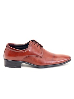 Delco Party Wear Lace up Derby Shoes-40 / Tan