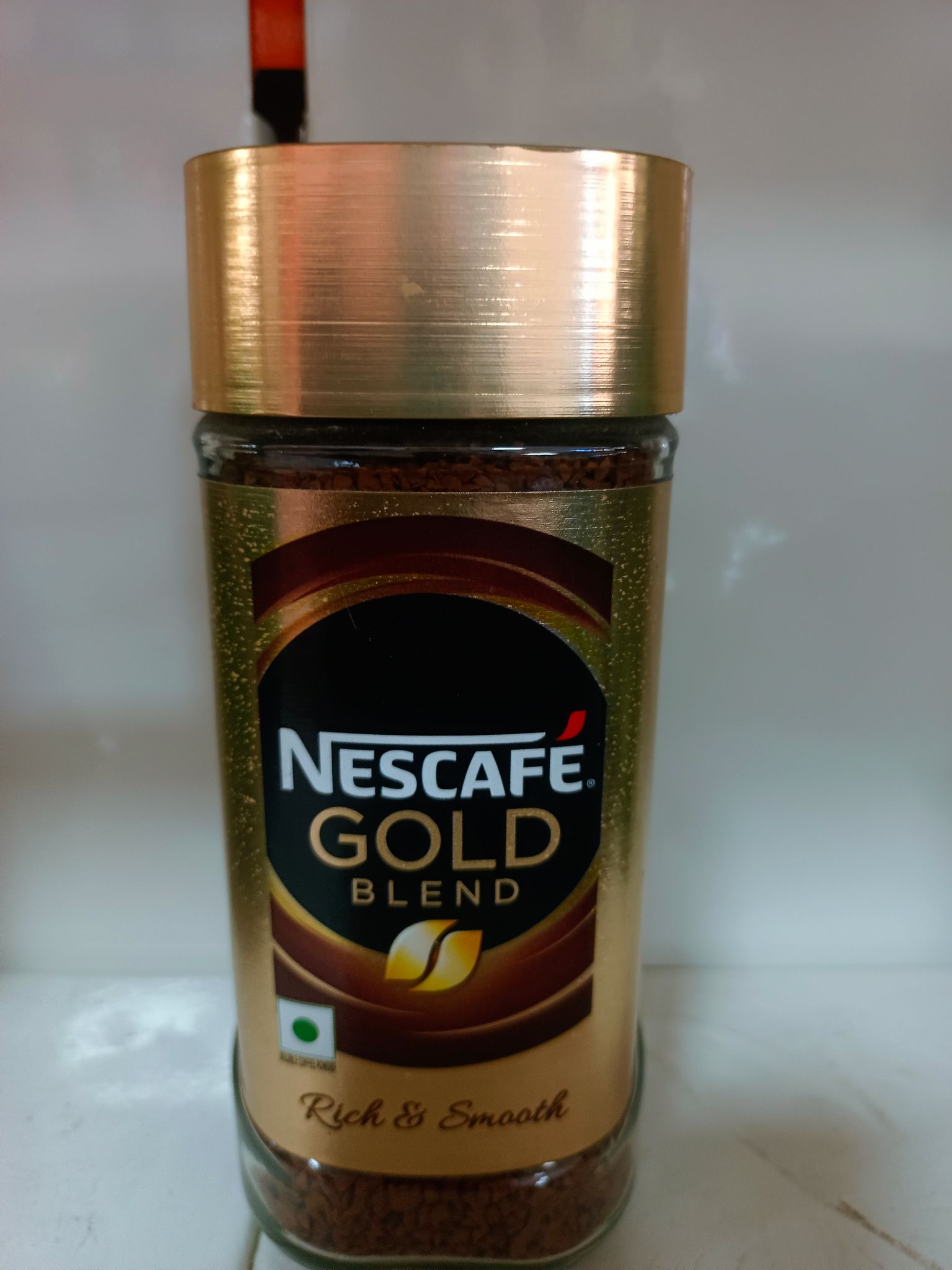 Nescafe gold blend rich and smooth coffee jar
