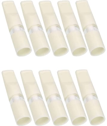 JMALL - White Acrylic Cigarette Lighter ( Pack Of 10 )