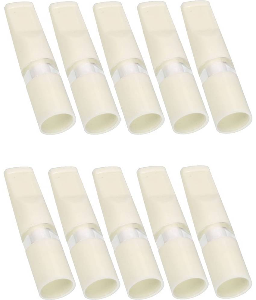 JMALL - White Acrylic Cigarette Lighter ( Pack Of 10 )