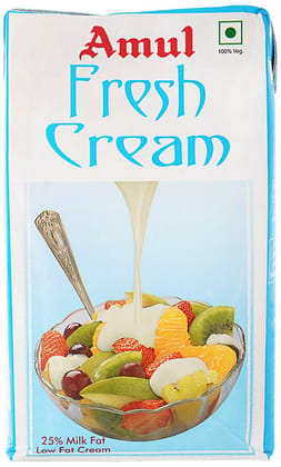 Amul Fresh Cream, 1 L Carton - undefined