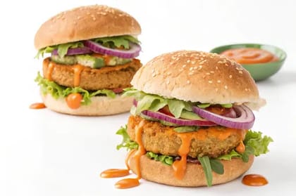 Crispy Veg Burgers [2 Pieces]