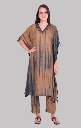 Tie Dye Kaftan Set-XS