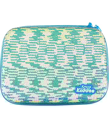 Bling pencil case Ice cream Blue