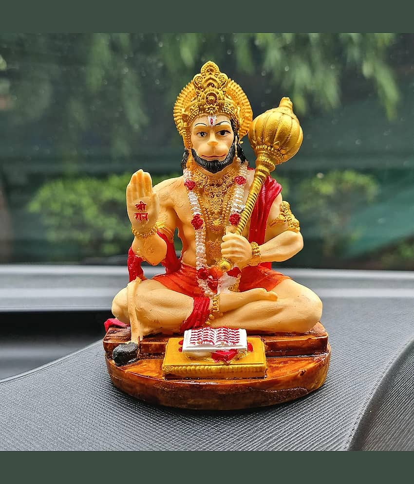 PICKARTME Resin Lord Hanuman Idol ( 5 cm )