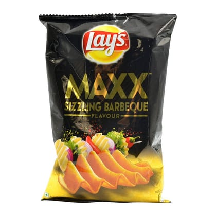 Lay'S Maxx Sizzling Barbeque Potato Chips 57 Gms