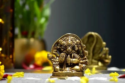 Lord PANCHMUKHI HANUMAN Statue for Home Décor by Snova Enterprises Lord PANCHMUKHI HANUMAN Statue for Home Décor by Snova Enterprises